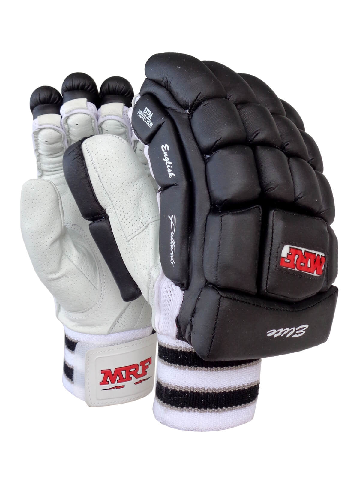 MRF - Ab De Villiers Genius Elite Black Cricket Batting Gloves Mens Size