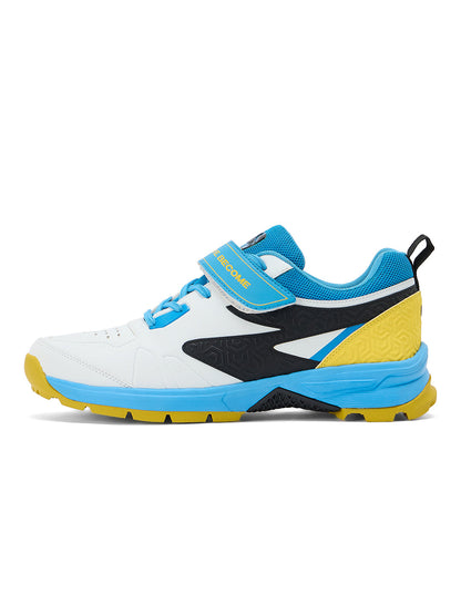 SG - Century Pace White/Blue/Yellow Cricket Shoes