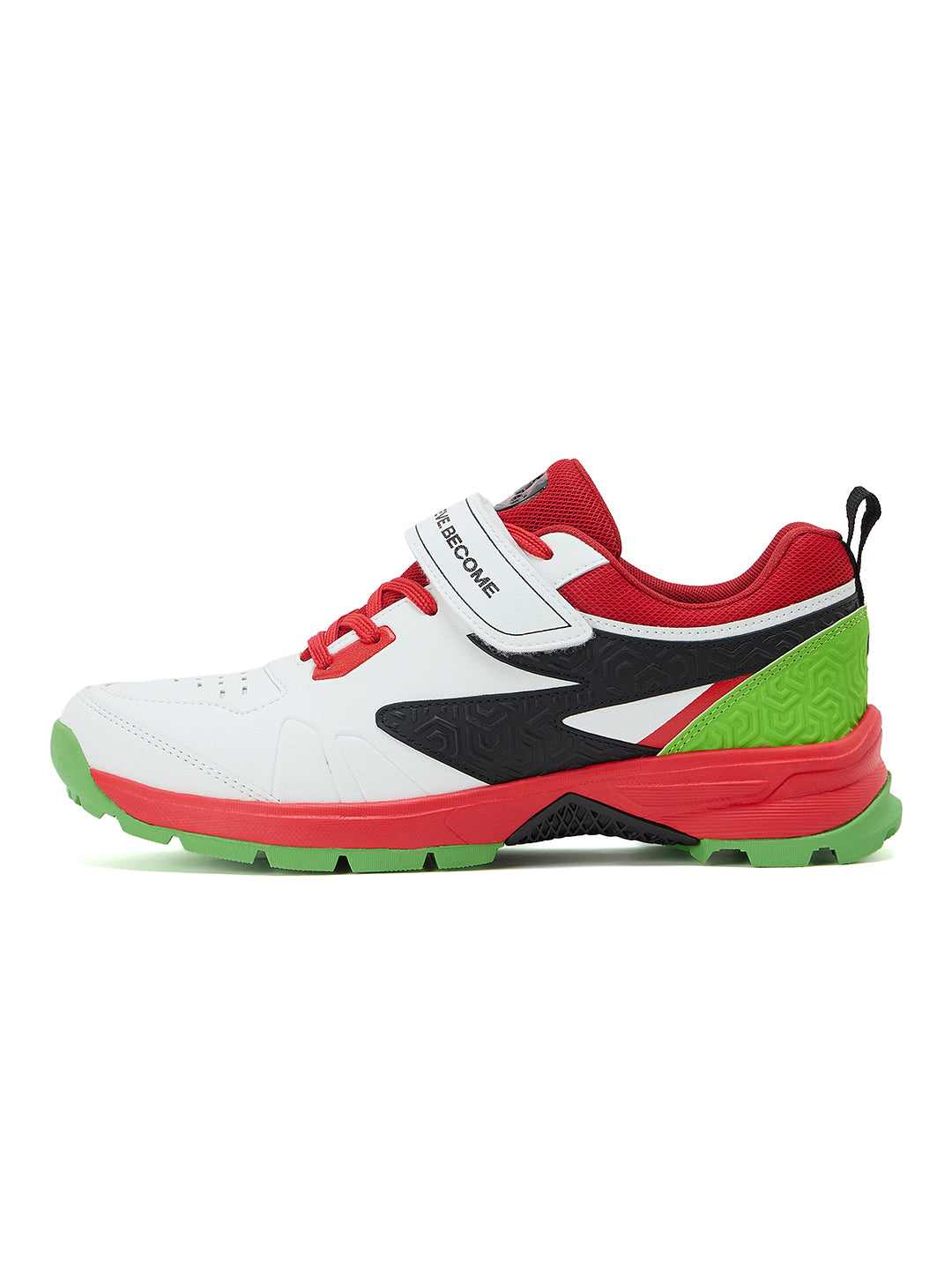 SG - Century Pace White/Red/Lime Green Cricket Shoes