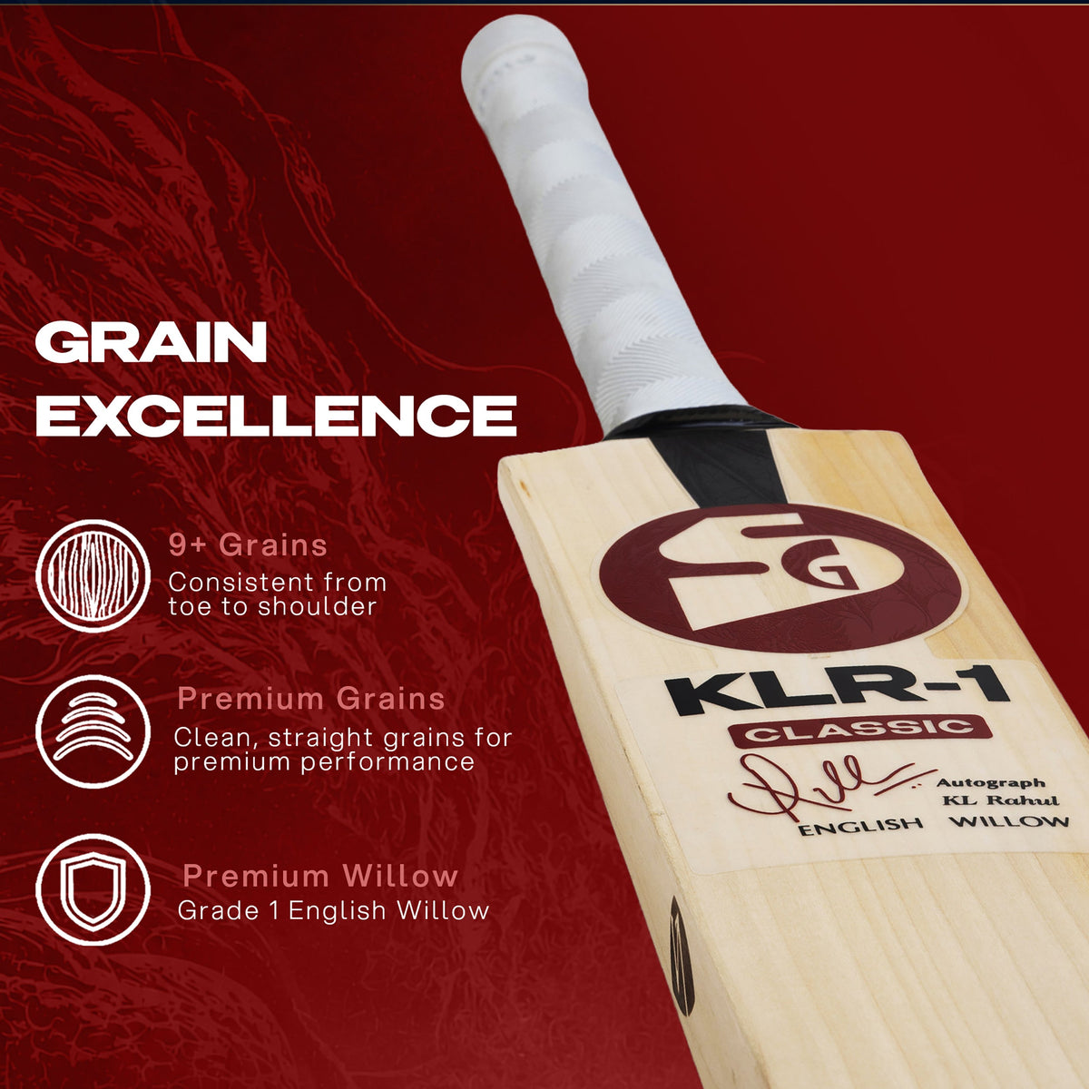 SG KLR-1 Classic English Willow Cricket Bat