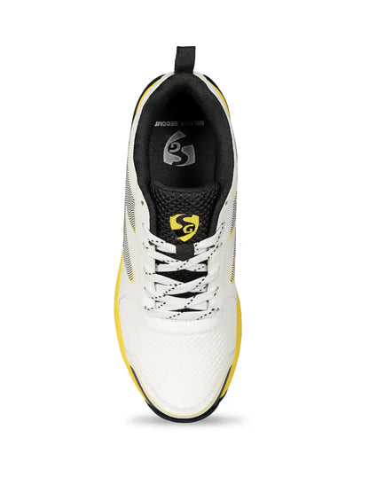 SG - Blazer White/Yellow Cricket Shoes
