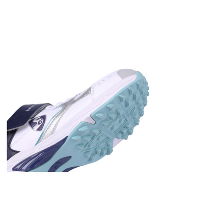 SG - Armour Stud White/Navy/Teal Cricket Shoes