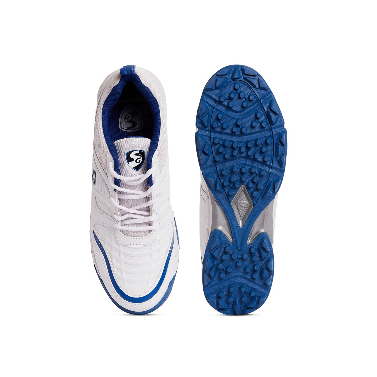 SG - Steadler 6.0 White/Royal Blue Cricket Shoes