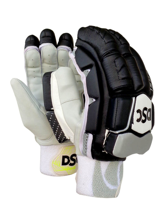 DSC - Condor Pro Black/White Cricket Batting Gloves Mens Size