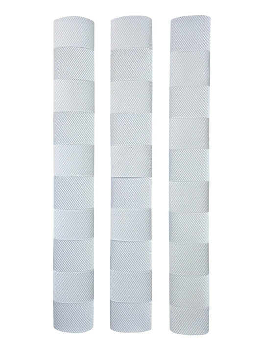 DSC - White Chevron Cricket Bat Grip (Pack of 3)