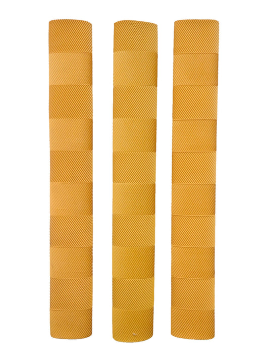 DSC - Yellow Chevron Cricket Bat Grip (Pack of 3)