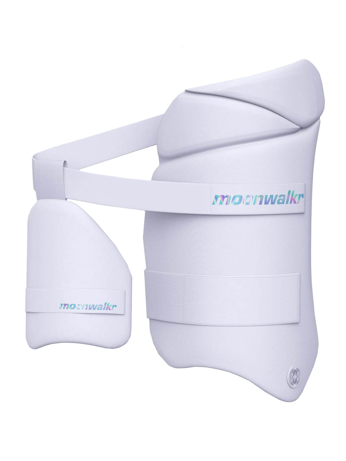 Moonwalkr - Thigh Guard 2.0 White Dual/Combo Cricket Thigh Guard