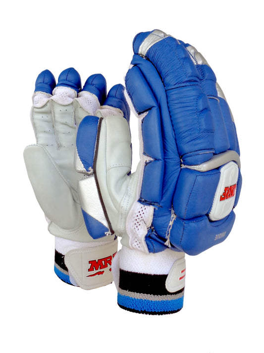 MRF - Blue Genius Unique Cricket Batting Gloves Mens Size