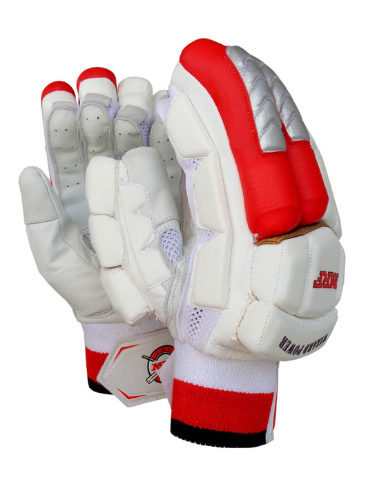 MRF - Red Wizard Power Cricket Batting Gloves Mens Size