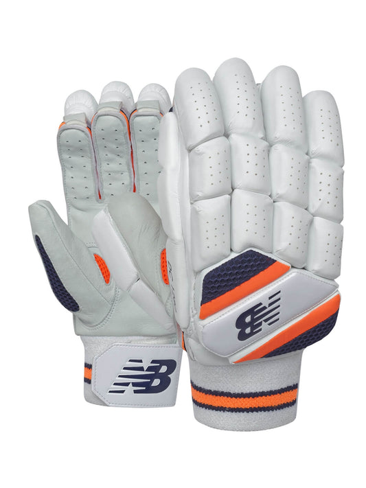 New Balance - DC1280 Blue/Orange Cricket Batting Gloves Mens Size