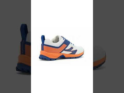 SG - Impact White/Orange Cricket Shoes