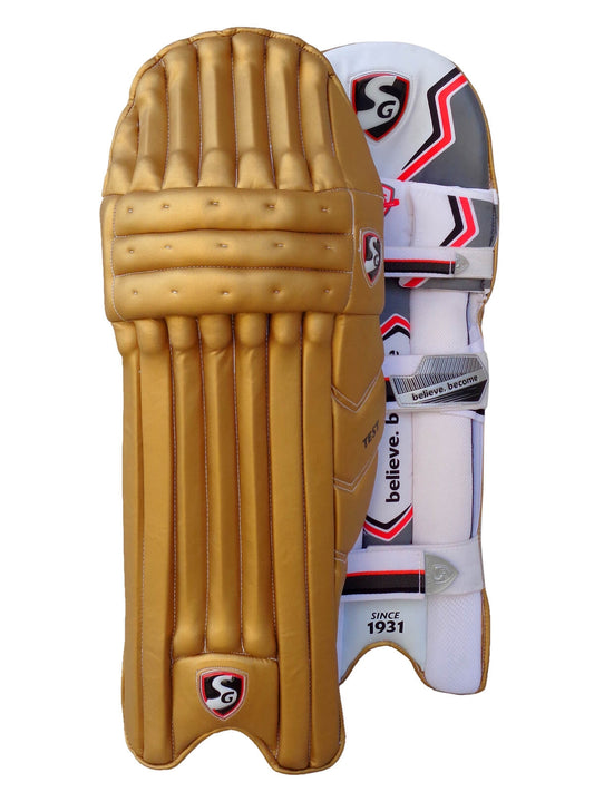 SG - Test Gold Cricket Batting Pads Mens Size