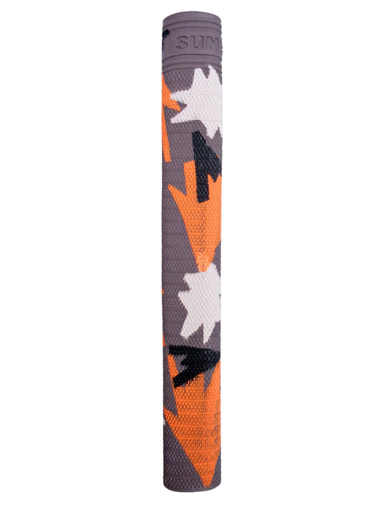 SS - Camo Brown/Orange Cricket Bat Grip