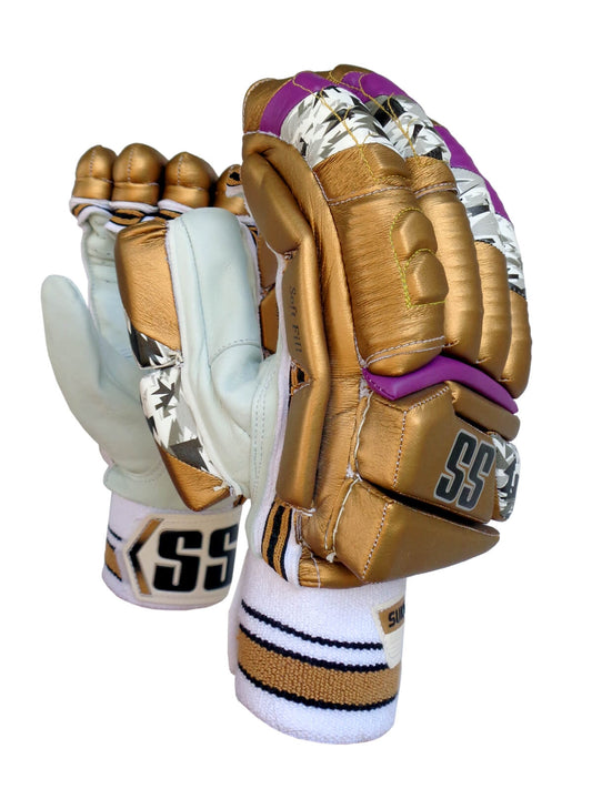 SS - KKR Super Test IPL Cricket Batting Gloves Mens Size