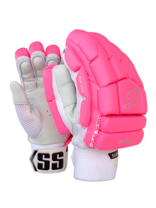 SS - Pink Dragon Cricket Batting Gloves Mens Size
